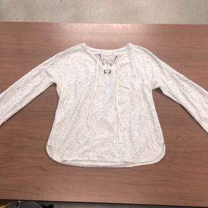 Max Studio Weekend - White Long-Sleeved Shirt - Women’s Medium